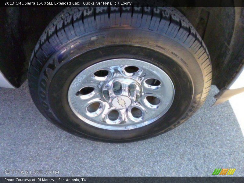 Quicksilver Metallic / Ebony 2013 GMC Sierra 1500 SLE Extended Cab
