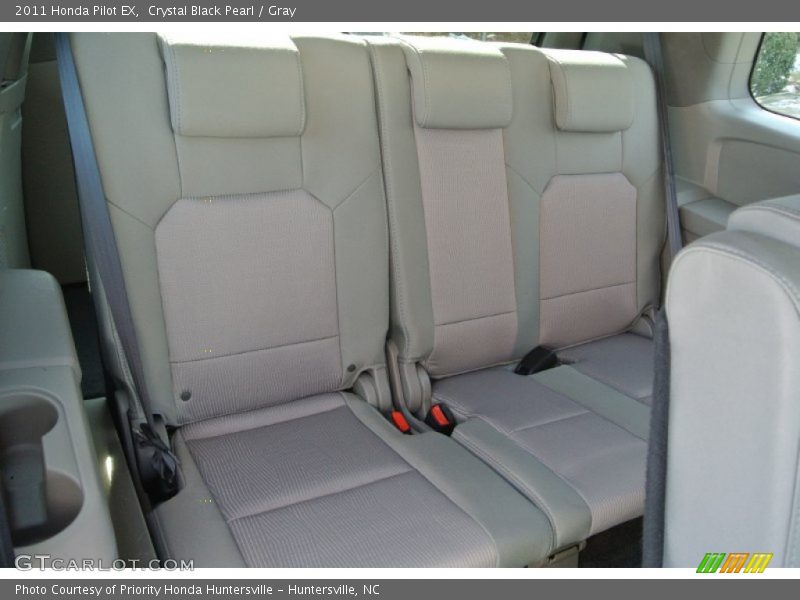 Crystal Black Pearl / Gray 2011 Honda Pilot EX