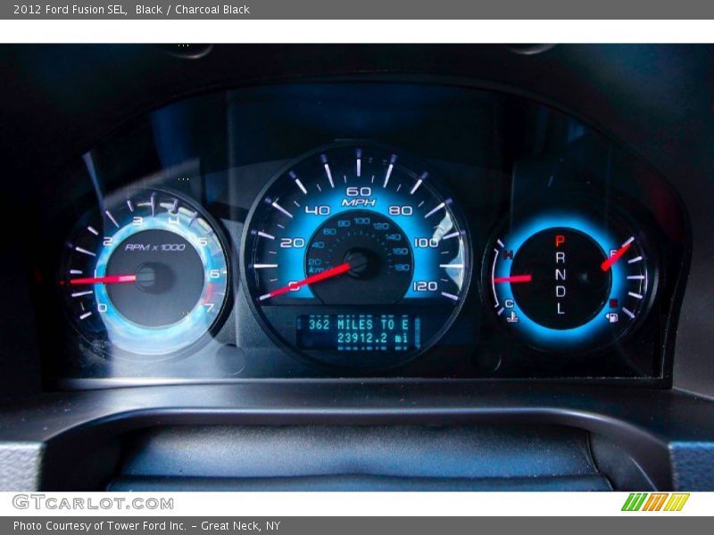 Black / Charcoal Black 2012 Ford Fusion SEL