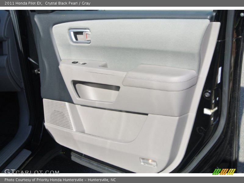 Crystal Black Pearl / Gray 2011 Honda Pilot EX