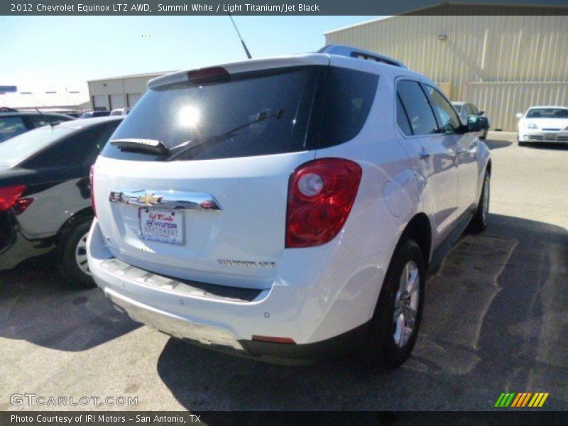 Summit White / Light Titanium/Jet Black 2012 Chevrolet Equinox LTZ AWD
