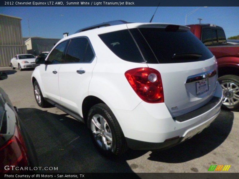Summit White / Light Titanium/Jet Black 2012 Chevrolet Equinox LTZ AWD