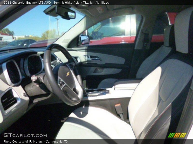 Summit White / Light Titanium/Jet Black 2012 Chevrolet Equinox LTZ AWD
