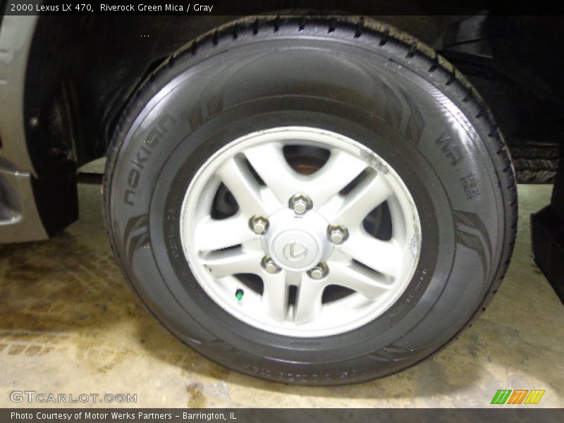 Riverock Green Mica / Gray 2000 Lexus LX 470