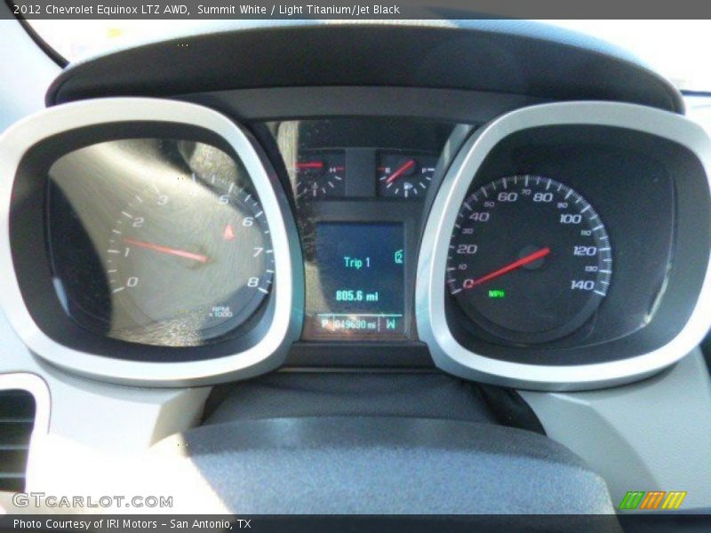 Summit White / Light Titanium/Jet Black 2012 Chevrolet Equinox LTZ AWD