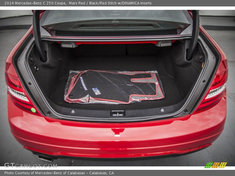  2014 C 250 Coupe Trunk