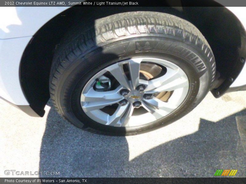 Summit White / Light Titanium/Jet Black 2012 Chevrolet Equinox LTZ AWD