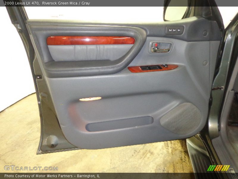 Riverock Green Mica / Gray 2000 Lexus LX 470