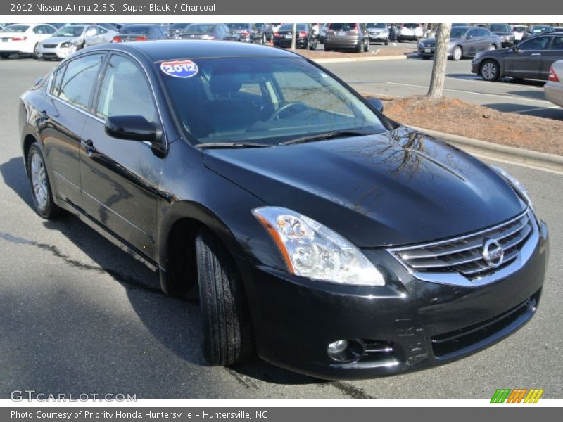 Super Black / Charcoal 2012 Nissan Altima 2.5 S