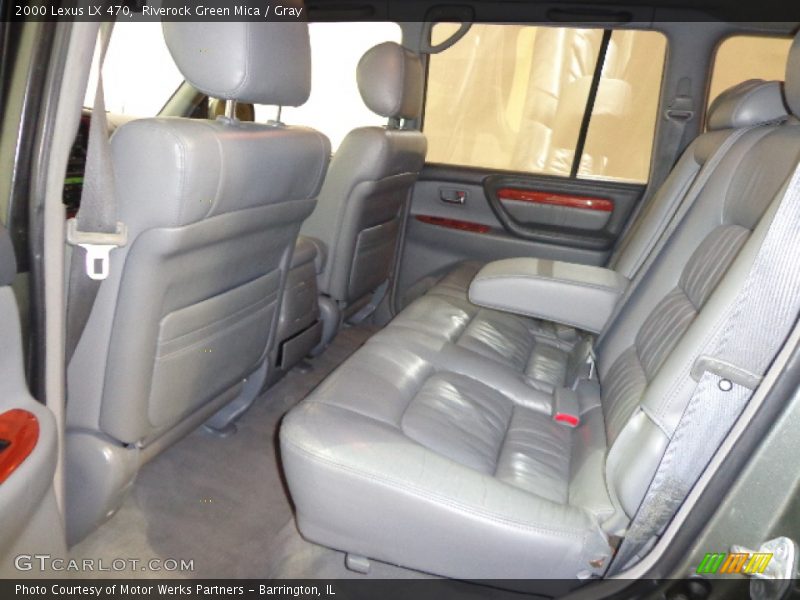 Riverock Green Mica / Gray 2000 Lexus LX 470
