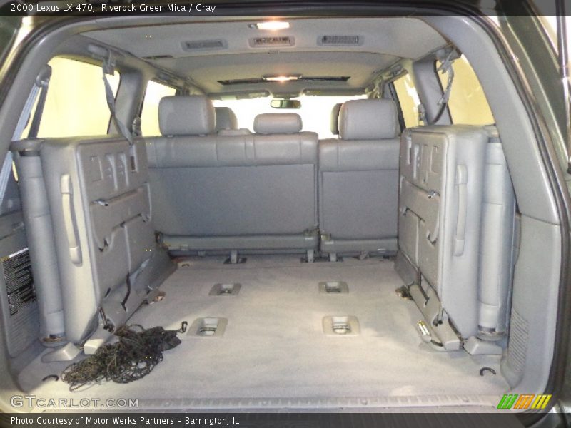 Riverock Green Mica / Gray 2000 Lexus LX 470