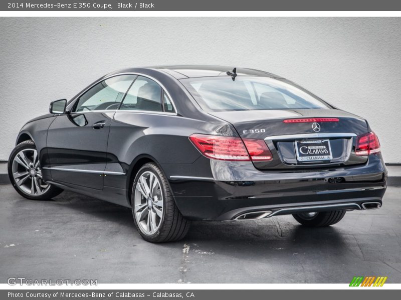 Black / Black 2014 Mercedes-Benz E 350 Coupe