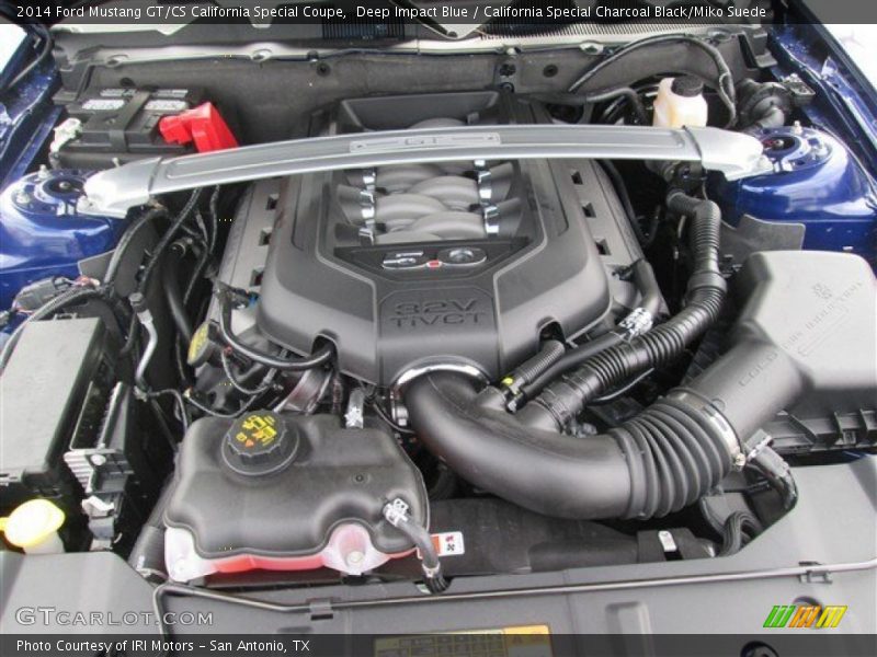 Deep Impact Blue / California Special Charcoal Black/Miko Suede 2014 Ford Mustang GT/CS California Special Coupe
