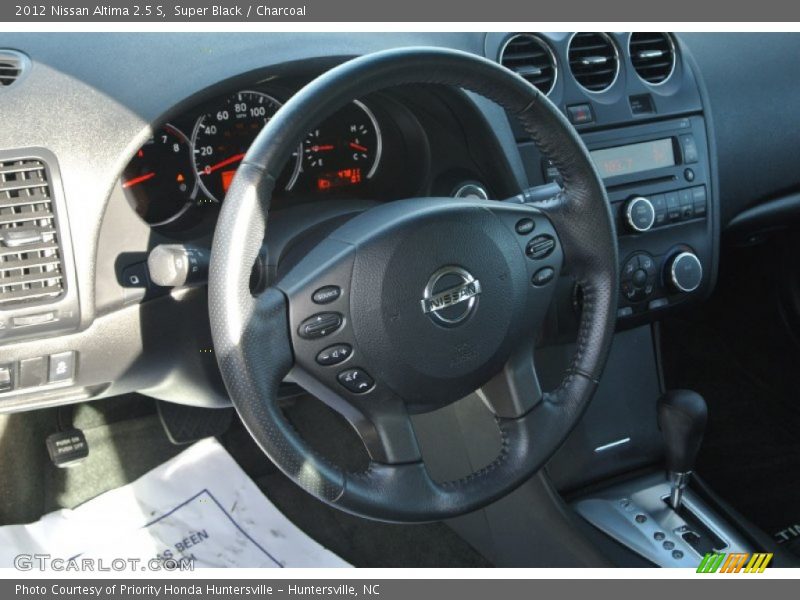 Super Black / Charcoal 2012 Nissan Altima 2.5 S