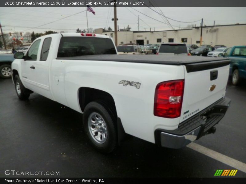 Summit White / Ebony 2010 Chevrolet Silverado 1500 LT Extended Cab 4x4