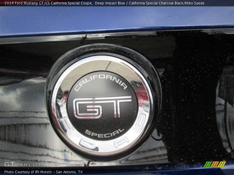 Deep Impact Blue / California Special Charcoal Black/Miko Suede 2014 Ford Mustang GT/CS California Special Coupe
