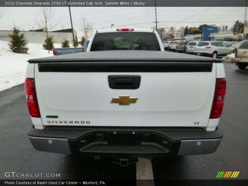 Summit White / Ebony 2010 Chevrolet Silverado 1500 LT Extended Cab 4x4