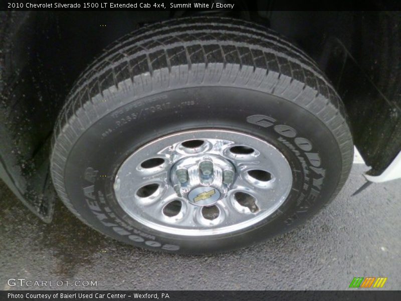 Summit White / Ebony 2010 Chevrolet Silverado 1500 LT Extended Cab 4x4