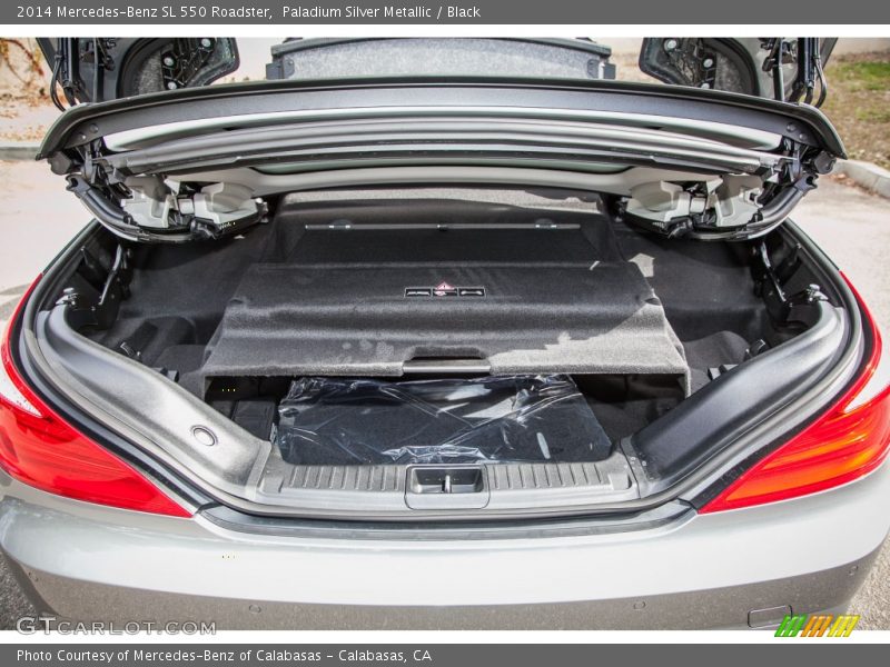 Paladium Silver Metallic / Black 2014 Mercedes-Benz SL 550 Roadster