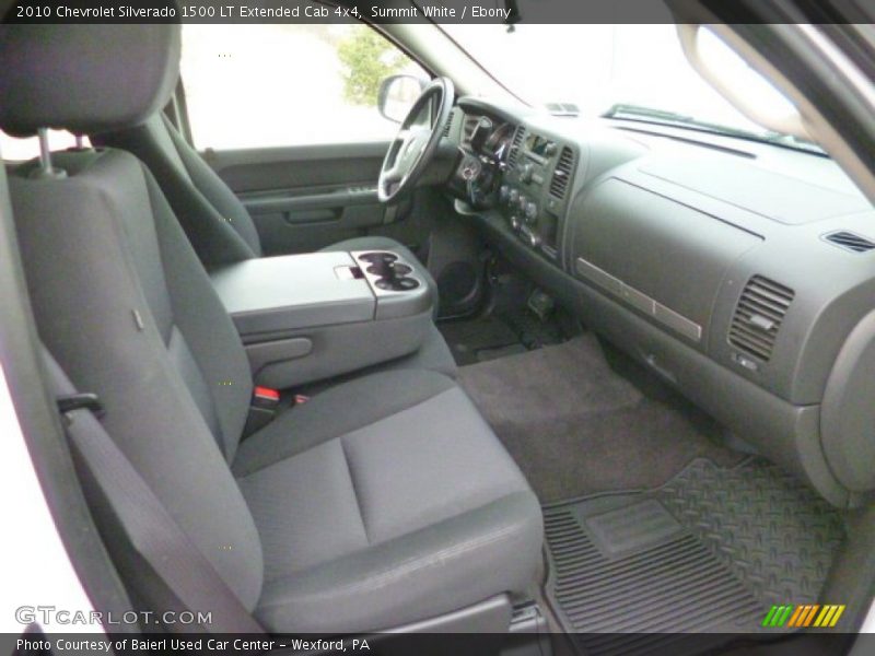 Summit White / Ebony 2010 Chevrolet Silverado 1500 LT Extended Cab 4x4