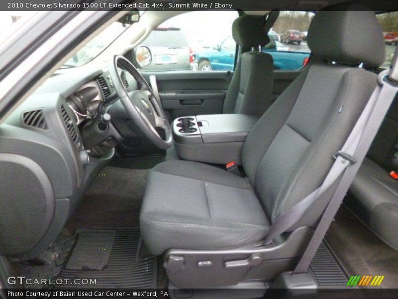 Summit White / Ebony 2010 Chevrolet Silverado 1500 LT Extended Cab 4x4