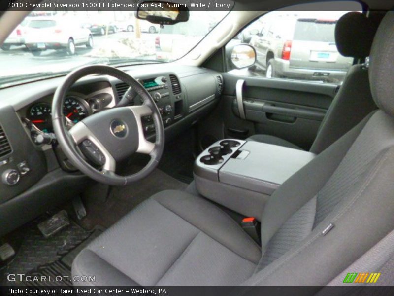 Summit White / Ebony 2010 Chevrolet Silverado 1500 LT Extended Cab 4x4