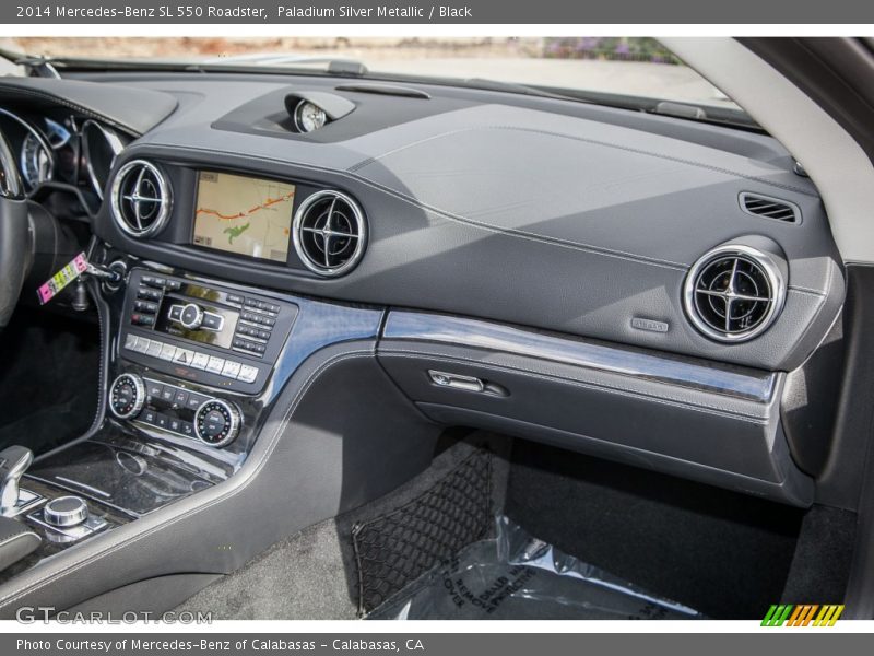 Paladium Silver Metallic / Black 2014 Mercedes-Benz SL 550 Roadster