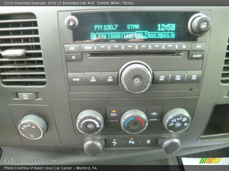Summit White / Ebony 2010 Chevrolet Silverado 1500 LT Extended Cab 4x4