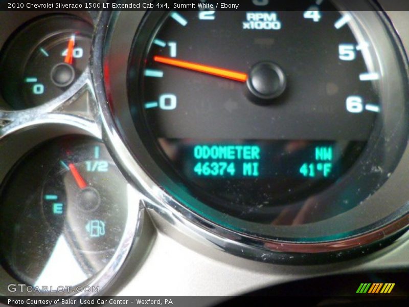 Summit White / Ebony 2010 Chevrolet Silverado 1500 LT Extended Cab 4x4