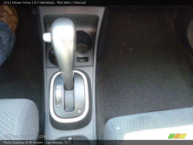 Red Alert / Charcoal 2011 Nissan Versa 1.8 S Hatchback