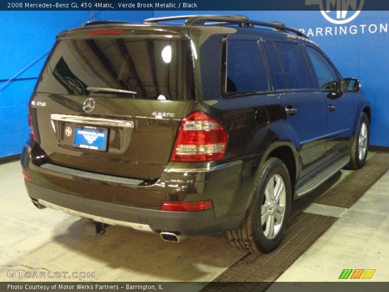 Verde Brook Metallic / Black 2008 Mercedes-Benz GL 450 4Matic