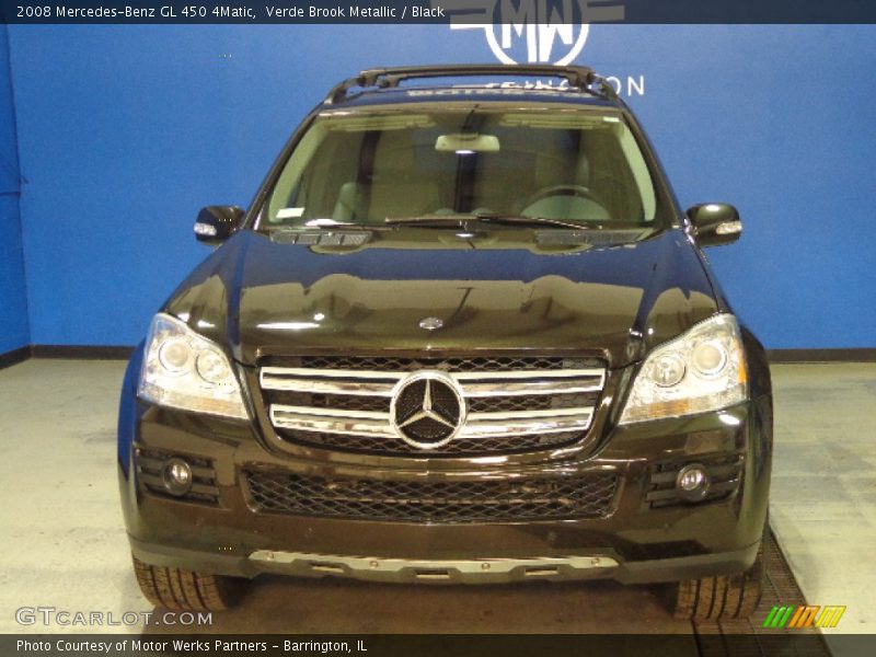 Verde Brook Metallic / Black 2008 Mercedes-Benz GL 450 4Matic