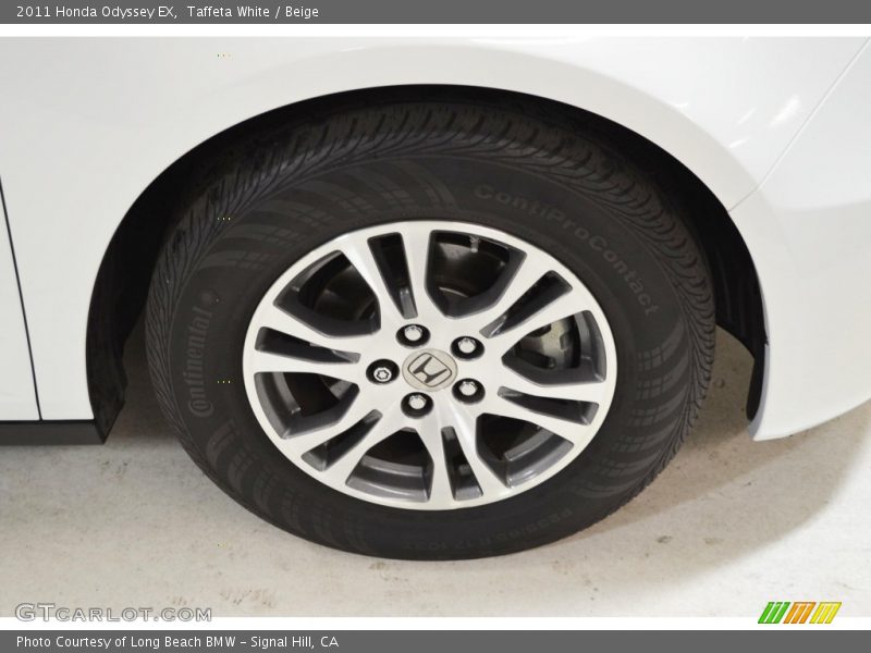 Taffeta White / Beige 2011 Honda Odyssey EX
