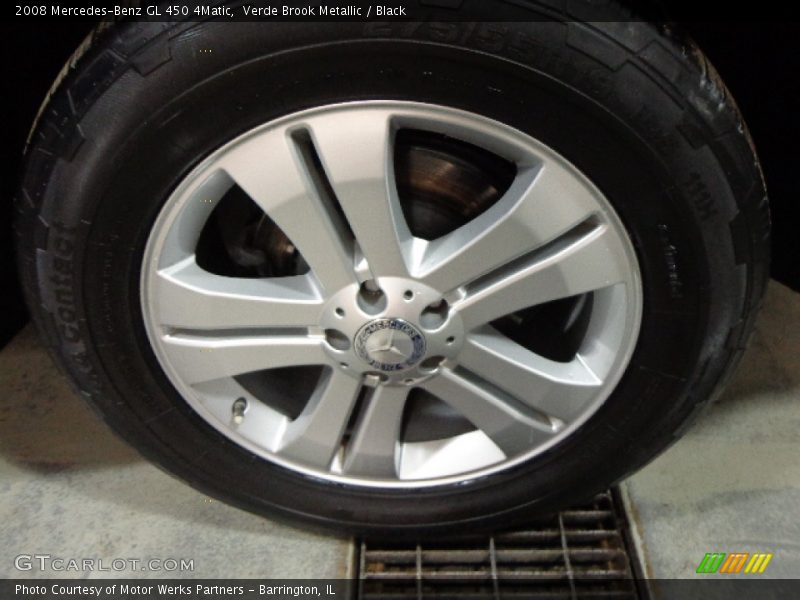 Verde Brook Metallic / Black 2008 Mercedes-Benz GL 450 4Matic
