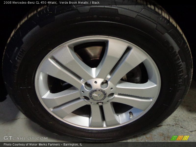 Verde Brook Metallic / Black 2008 Mercedes-Benz GL 450 4Matic