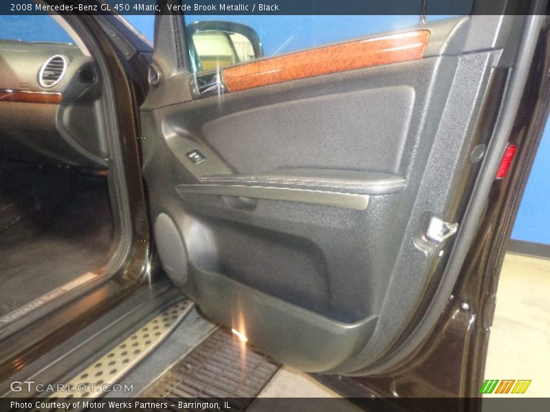 Verde Brook Metallic / Black 2008 Mercedes-Benz GL 450 4Matic