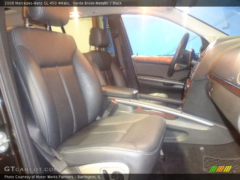 Verde Brook Metallic / Black 2008 Mercedes-Benz GL 450 4Matic