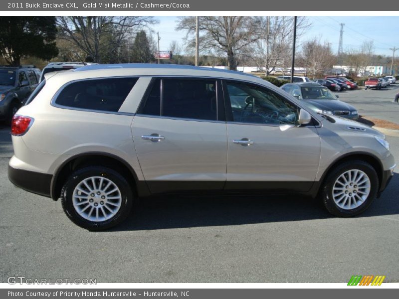 Gold Mist Metallic / Cashmere/Cocoa 2011 Buick Enclave CXL