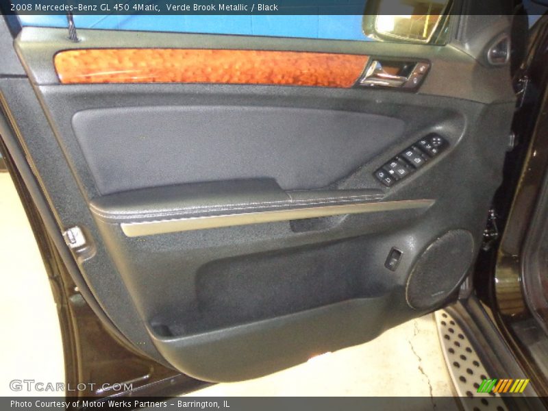 Verde Brook Metallic / Black 2008 Mercedes-Benz GL 450 4Matic