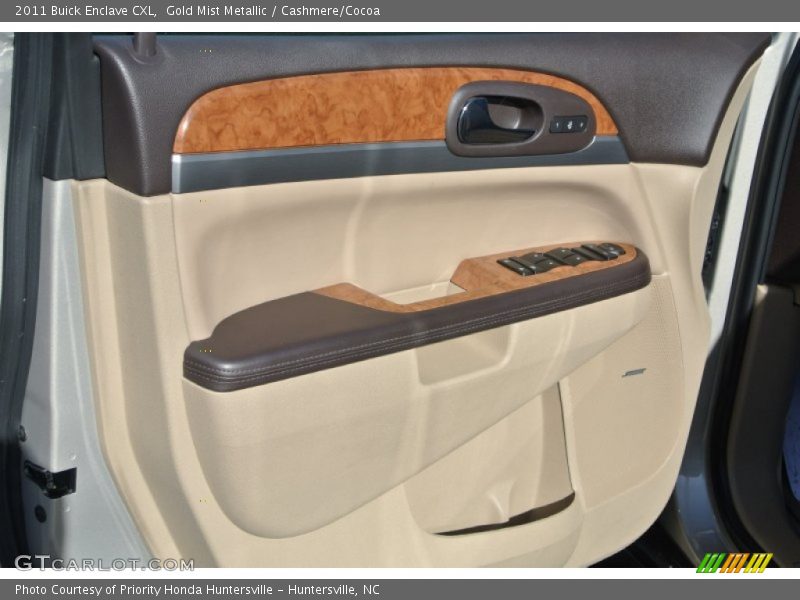 Gold Mist Metallic / Cashmere/Cocoa 2011 Buick Enclave CXL