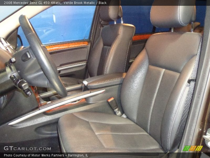 Verde Brook Metallic / Black 2008 Mercedes-Benz GL 450 4Matic