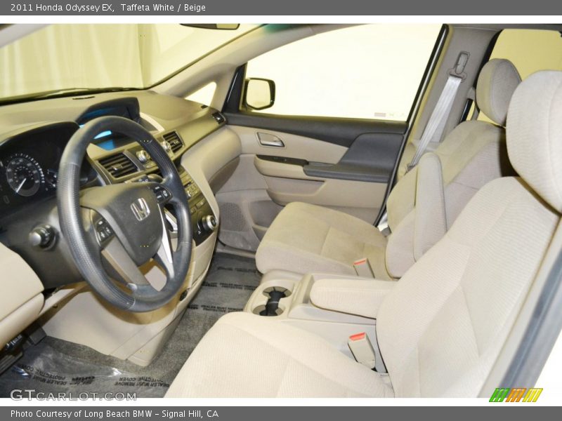 Front Seat of 2011 Odyssey EX