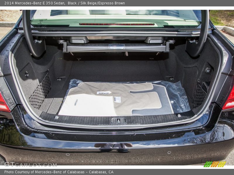 Black / Silk Beige/Espresso Brown 2014 Mercedes-Benz E 350 Sedan