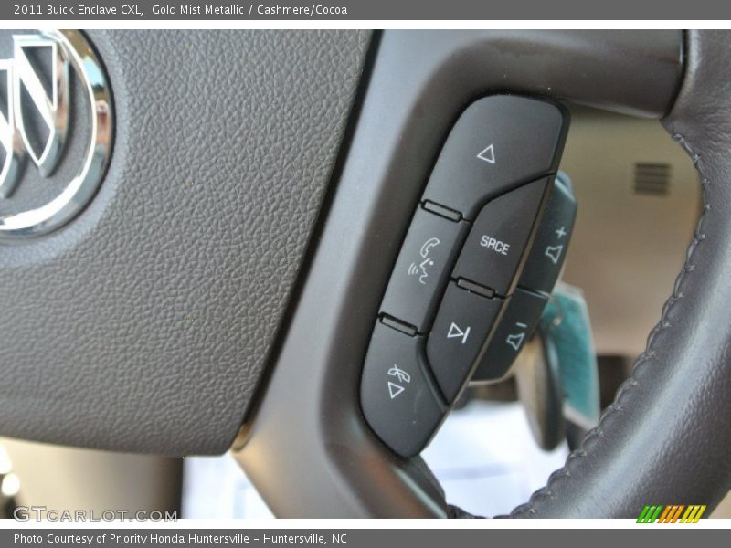 Gold Mist Metallic / Cashmere/Cocoa 2011 Buick Enclave CXL