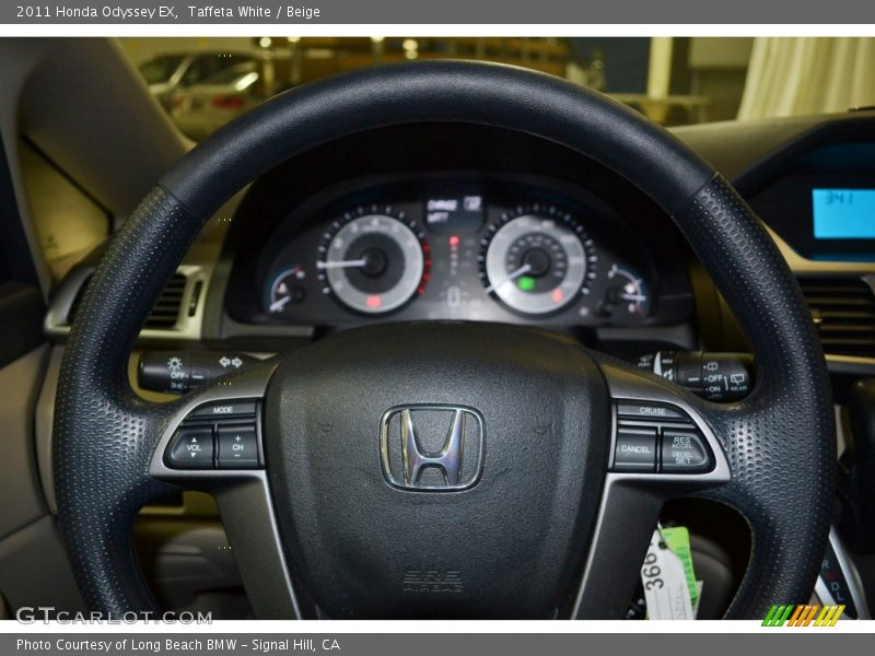 Taffeta White / Beige 2011 Honda Odyssey EX