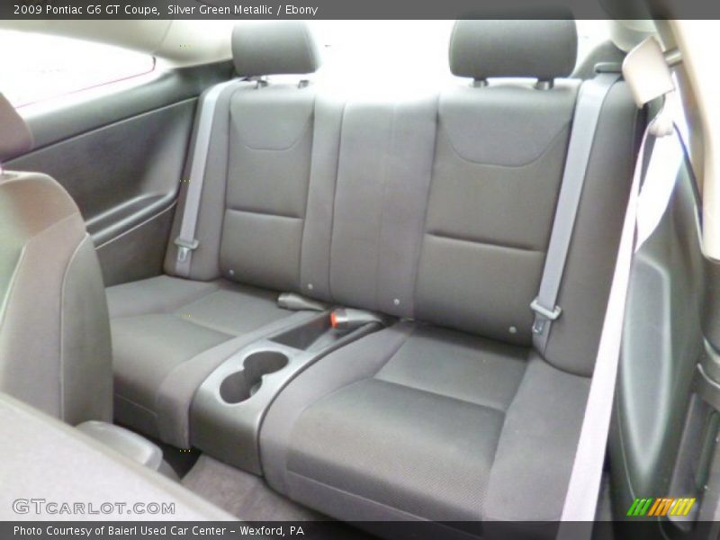 Rear Seat of 2009 G6 GT Coupe