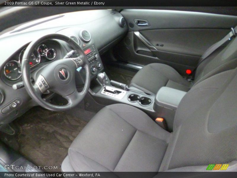  2009 G6 GT Coupe Ebony Interior