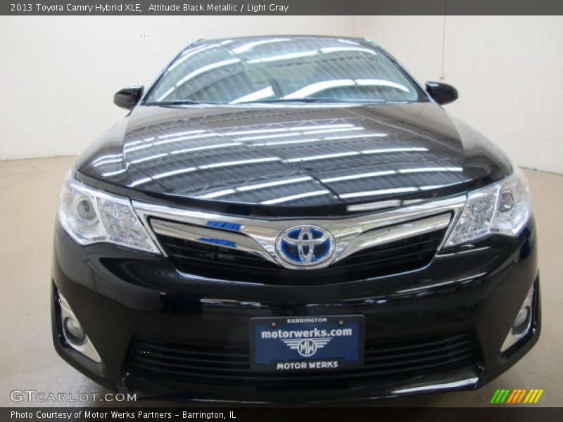 Attitude Black Metallic / Light Gray 2013 Toyota Camry Hybrid XLE