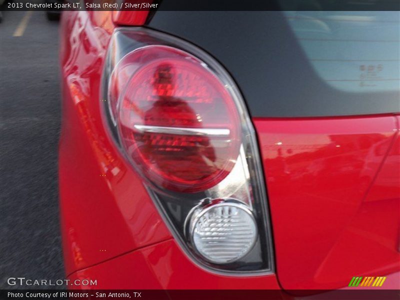 Salsa (Red) / Silver/Silver 2013 Chevrolet Spark LT