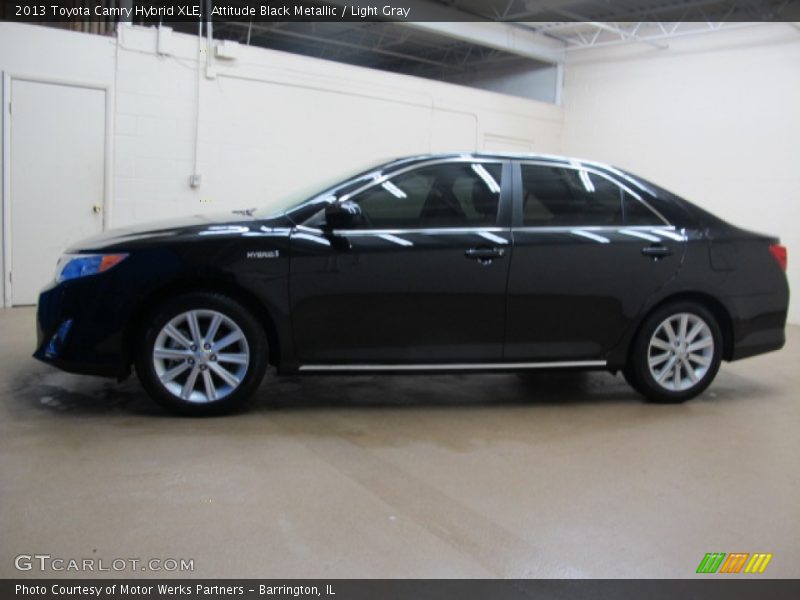 Attitude Black Metallic / Light Gray 2013 Toyota Camry Hybrid XLE